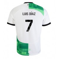 Liverpool Luis Diaz #7 Bortatröja 2023-24 Korta ärmar